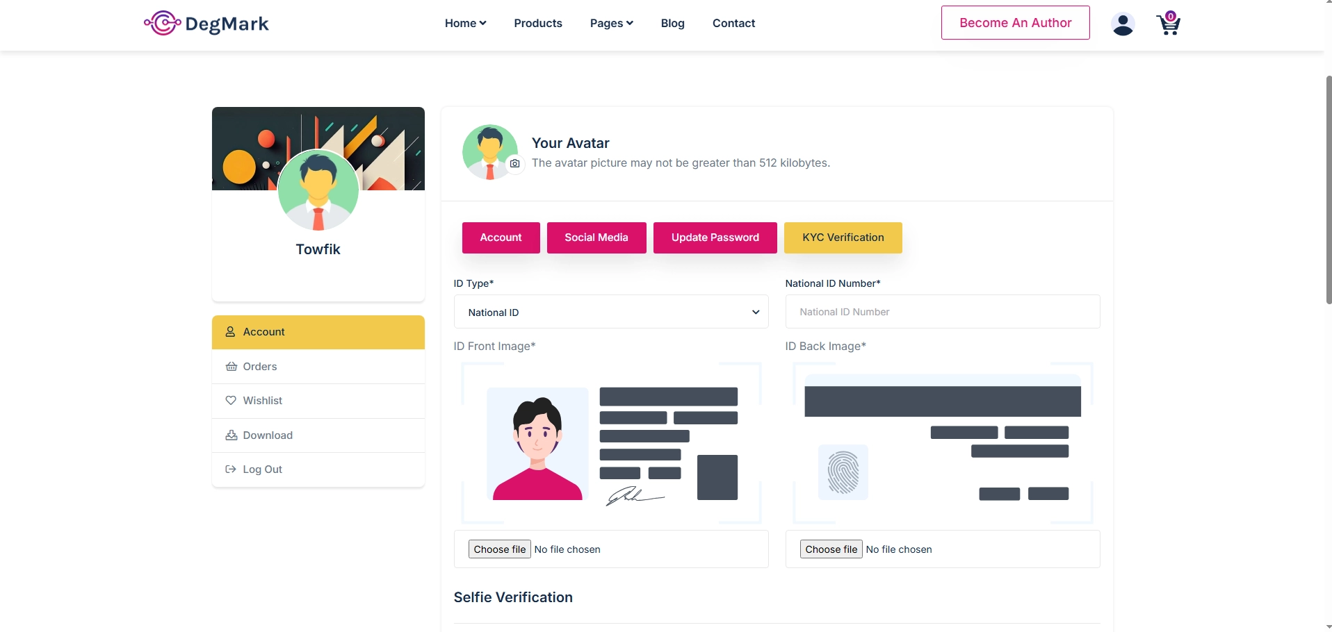 KYC Verification Step