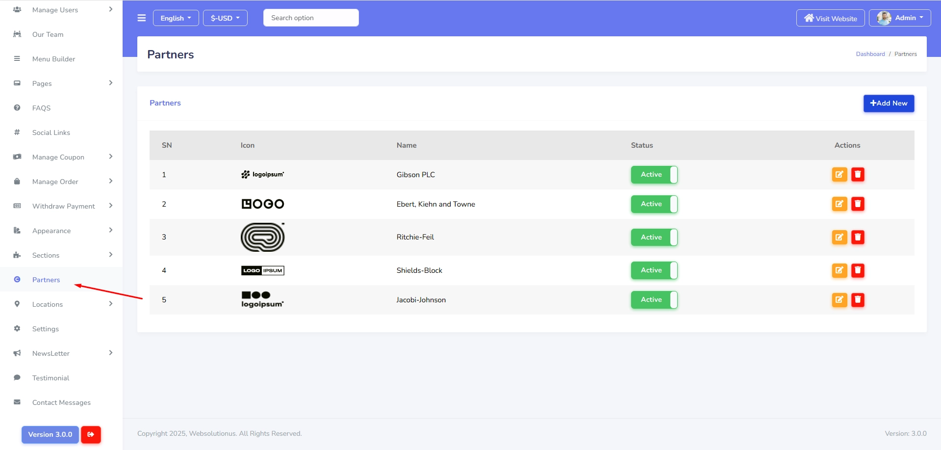 Category List