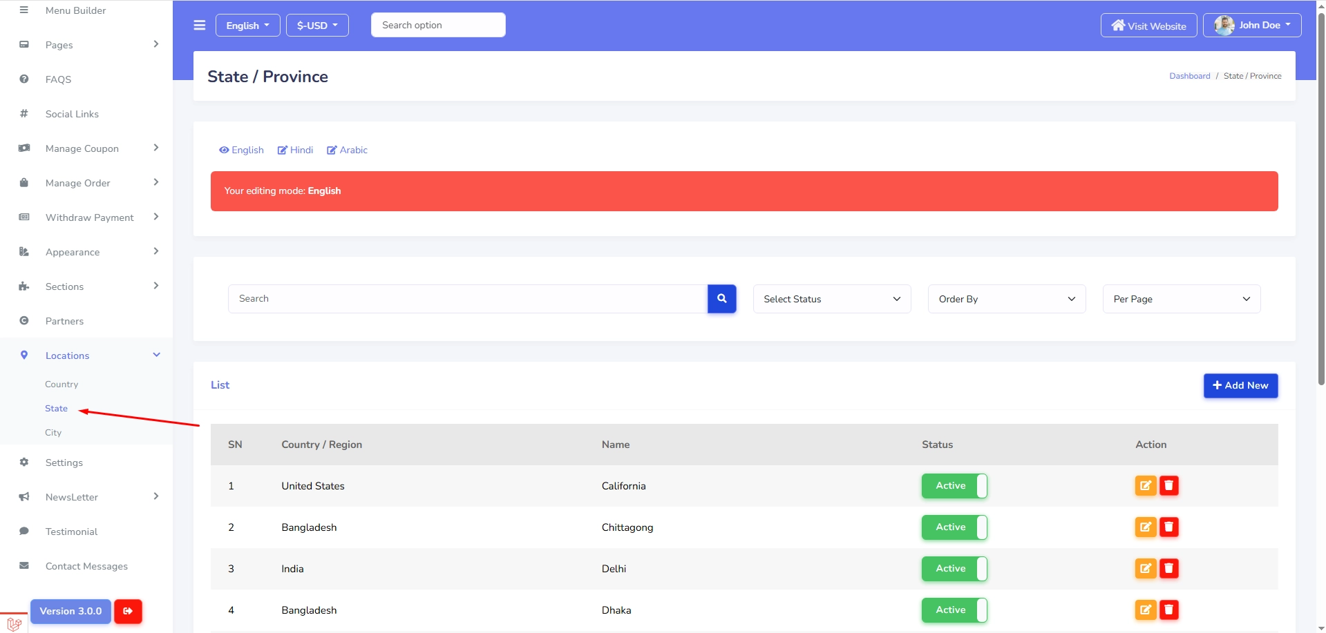 Create Category