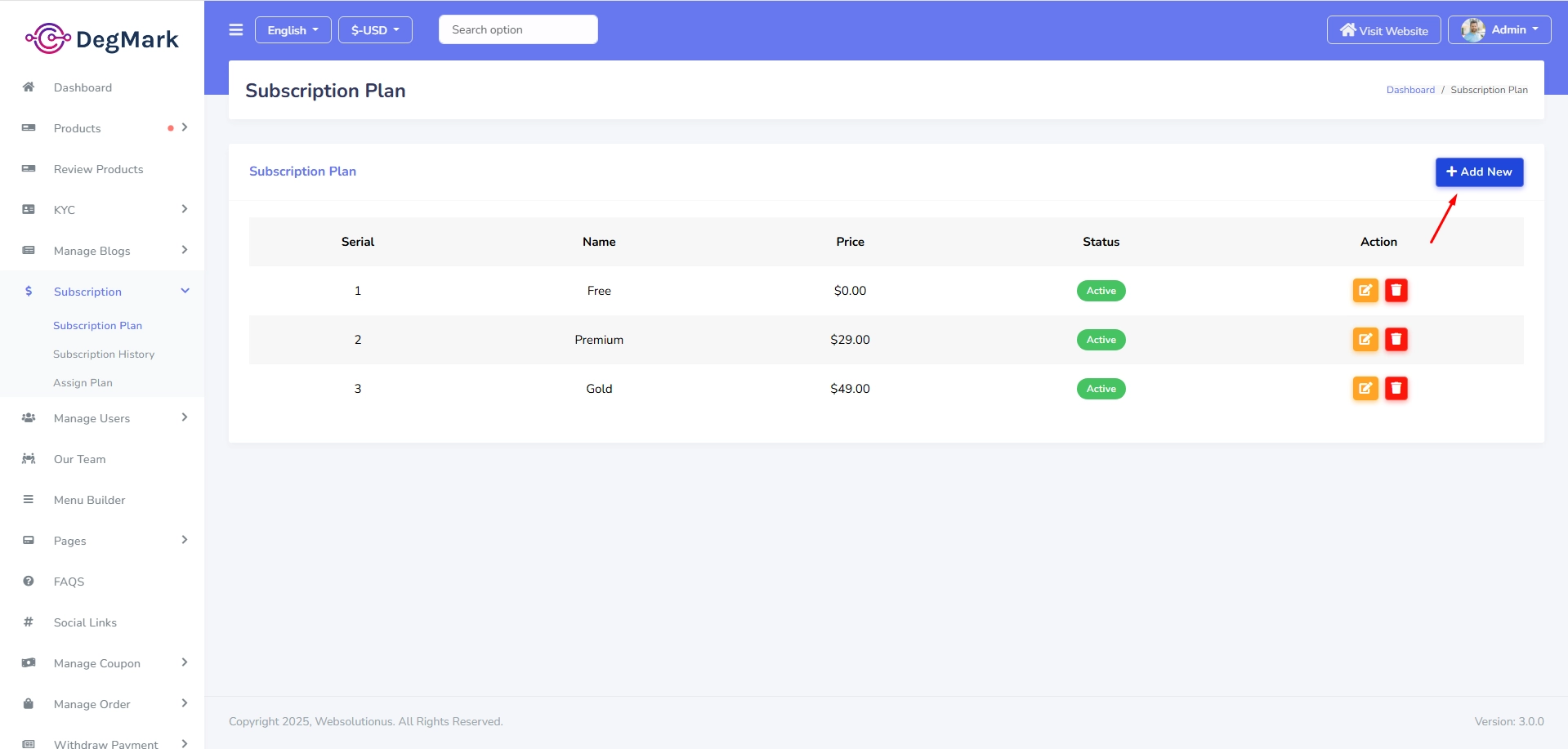 Create Category