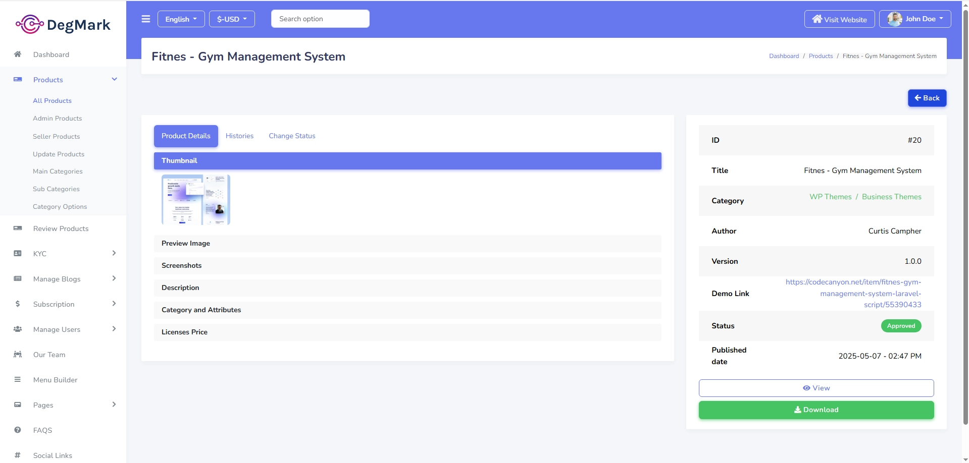 Language Selection