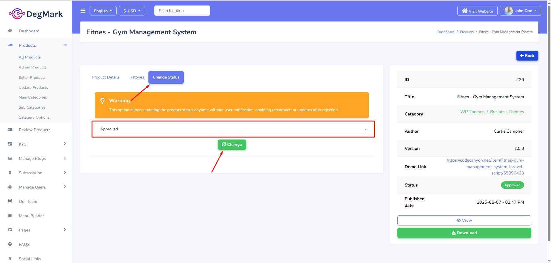 Language Selection