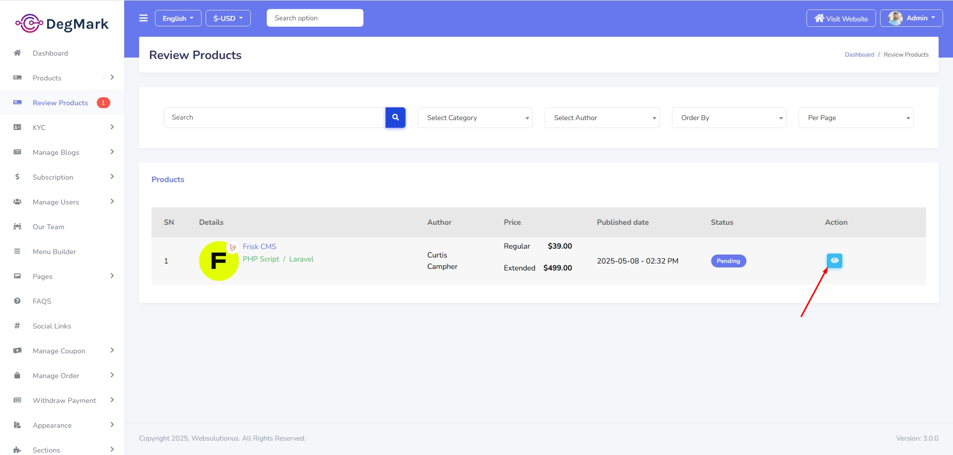 Product List
