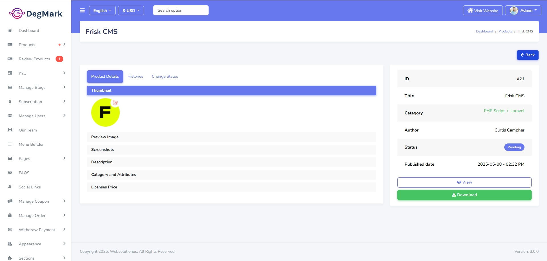 Product List
